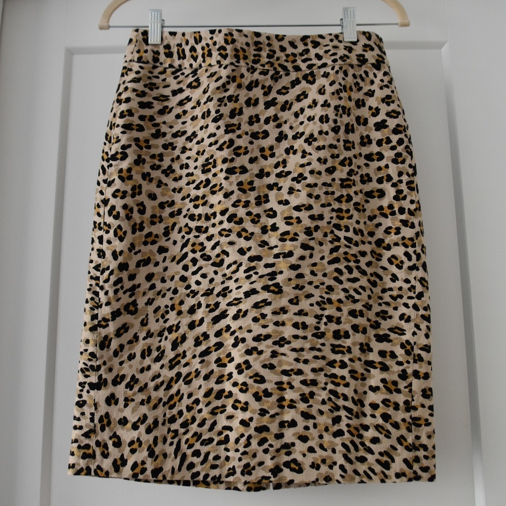 cheetah print skirt